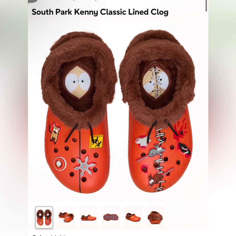 CROCS - KENNY SOUTH PARK CLASSIC CLOG WITH FUR